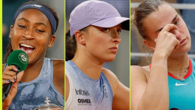 French Open WTA Víťazi a porazení

