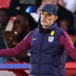 Fuming Thomas Tuchel Tours 'Frozen' England Stars Harry Kane ukazuje vinu