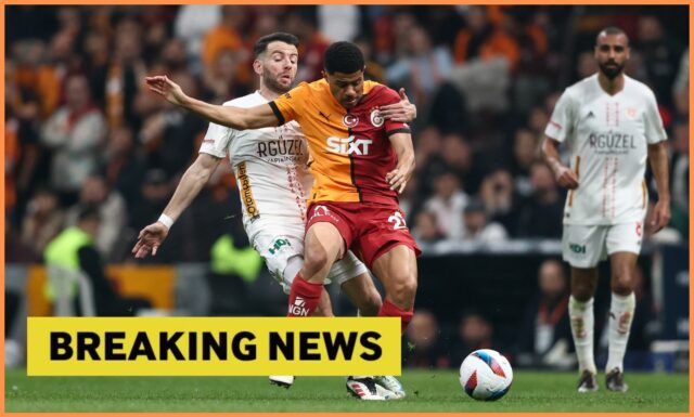 Gabriel Sara oslavuje cieľ pre Galatasaray