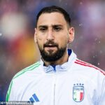Taliansko a Paríž Saint-Germain brankár Gianluigi Donnarumma tento rok v lete je hľadaným mužom