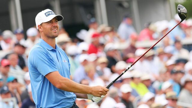 Golfista Victor Perez robí druhé miesto, kedy je otvorený otvor v jednom neďaleko Oakmont

