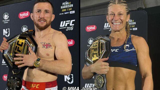 História pre Merab Dvalishvili, Kayla Harrison

