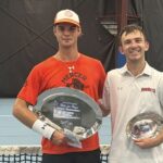 Matt Muoio bol pomenovaný MVP v Hits for Hope Tennis Tournament. (Obrázok krásy Ryana Knarra)