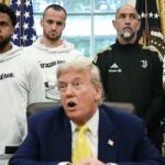 Hráči a tréneri Juventus navštevujú Trumpa v Bielom dome.
