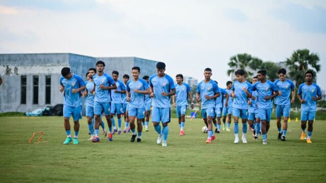 India U-23 upozorňuje 23-členný tím na Tadžikistan Tours

