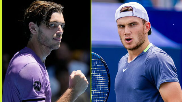 Popis: Triedenie scenárov pre Taylor Fritz a Jack Draper v Queen's.