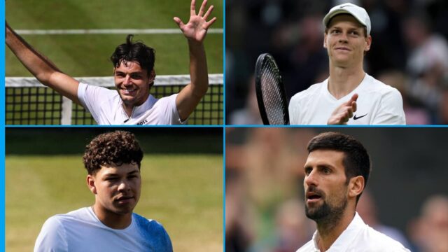 Jannik Sinner Novak Djokovic Feat, Taylor Fritz a Ben Shelton presahujú veľkých víťazov

