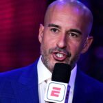 Jon Anik spoločnosti UFC vedie hru hry Canelo Vs. Crawford Boxing Event