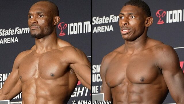 Kamaru Usman, Joaquin Buckley robí váhu

