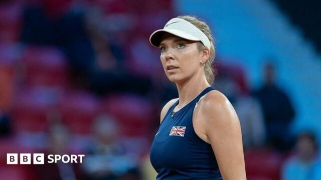 An abusive message sent to Katie Boulter on Instagram which says "Katie Boulter to buy candles and a coffin for your entire family with the money you earned from the rigged match"