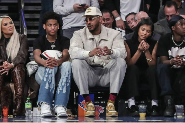 Kiyan Anthony vtipy s otcom Carmelo Anthony na jeho zozname „Intímnych priateľov“

