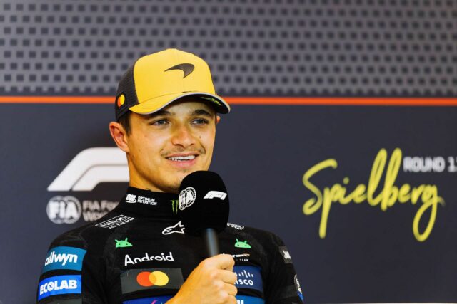 Lando Norris po navrhovaní -k rakúskymu dominantnému pólu GP sa nebezpečne vyznáva

