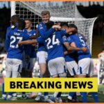 Michael Keane tlieska fanúšikov Evertonu