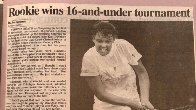 Lindsay Davenport's STARDOM náznaky

