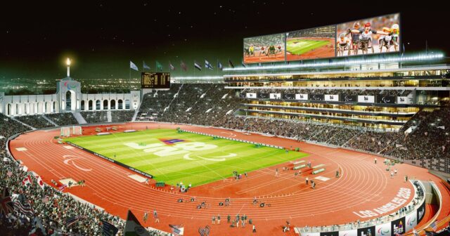Long Coliseum a Coast Line medzi 2028 paralympijskými hrami.

