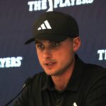 Ludvig Åberg poslal otvorenú publikáciu v Spojených štátoch do svojho príbehu Instagram s trojčlenou správou pred turnajom (cez @Luddeaaberg)