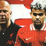 Arne Slot Luis Diaz Liverpool 2024-25