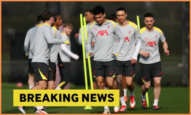 Luis Díaz v akcii pre Liverpool proti Tottenhamu