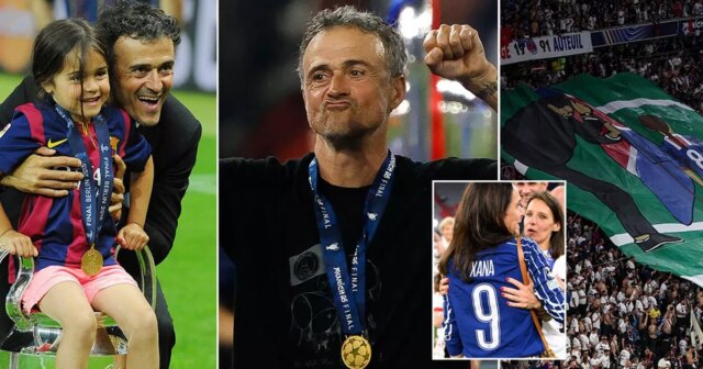 Luis Enrique pleure alors que les fans du PSG rendent hommage à sa fille décédée lors de la victoire en Ligue des champions
