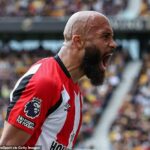 Nedávna ponuka spoločnosti Manchester United 55 miliónov dolárov na libru Sterling Brentford Star Bryan Mbeumo odmietla