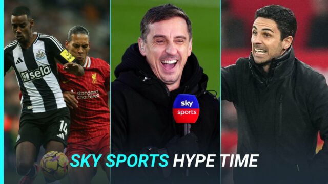 Man Utd v Arsenal, Newcastle v Liverpool Dva skoré Premier League Little Sky Sports uvidia vôľu

