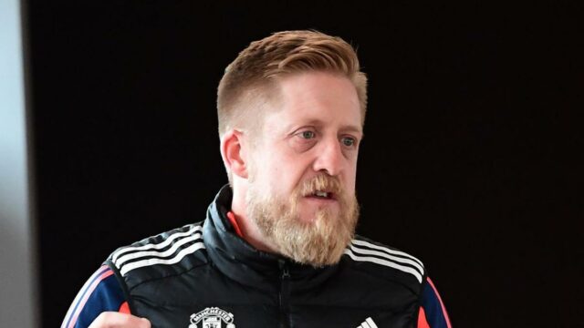 Manchester United Nick Cox, ktorý sa pripojí k Evertonu ako technický riaditeľ

