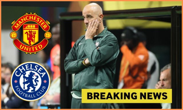 Manchester United a Chelsea držiac mihalnice v Ronald Araujo

