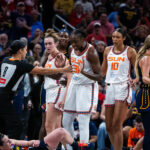 Marina Mabrey & Co. na získanie minimálnych pokút za Scruffy počas zápasu Indiana Fever Match