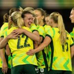 Matildas (na obrázku oslavujúci víťazný gól proti Argentíne v piatok večer) konečne nahradil bývalého Antrova Tony Gustavssona