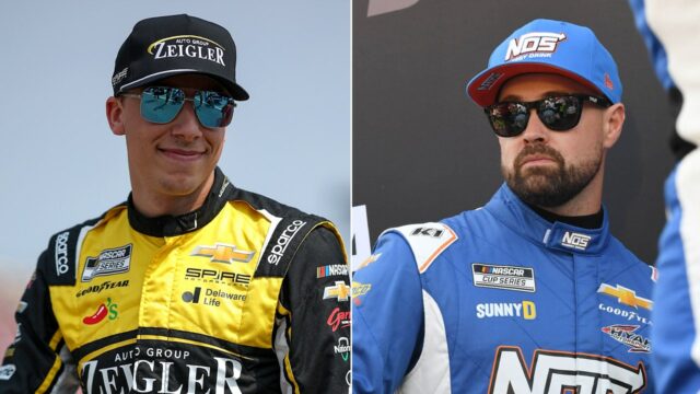 Mesto NASCAR Mexico: Ricky Stenhouse Jr konfrontuje Carson Hocevar

