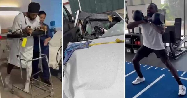 Michail Antonio posiela vyčerpávajúce materiály, keď sa po hororovej havárii učí chodiť znova

