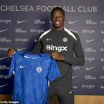 Chelsea podpísala na začiatku tohto mesiaca francúzskeho obrancu Mamadou Sarr zo Štrasburgu za 12 miliónov GBP