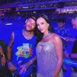Neymarov partner Bruna Biancardi (vpravo) tvrdil, že pár zviazal uzol