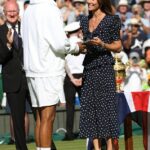 Kate Middletonit bola po roku 2022 Wimbledon Men's Men's Singles predložená s Nickom Kyrgiosom.