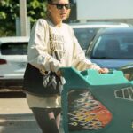 Bývalá tenisová hviezda Anna Kournikova bola videná začiatkom tohto týždňa na kúpu potravín