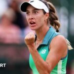 McCartney Kessler celebrates her win in Nottingham