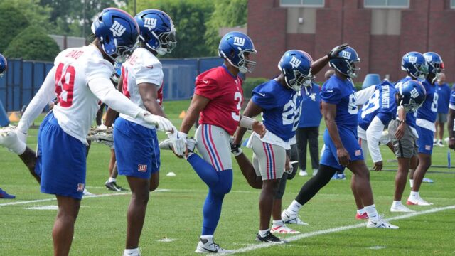 Ohnivá relácia OTA Giants končí skoro po niekoľkých zápasoch

