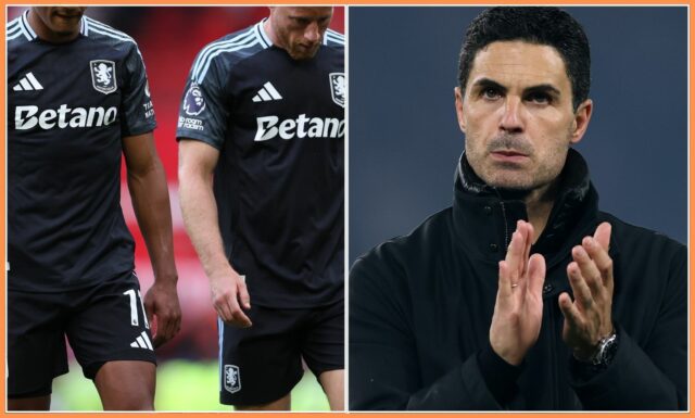 Ollie Watkins oslavuje poznámky pre Aston Villa proti Newcastle