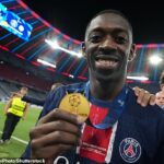 PSG hviezda Ousmane Dembele bola vybraná ako mužský hráč sezóny Uefa