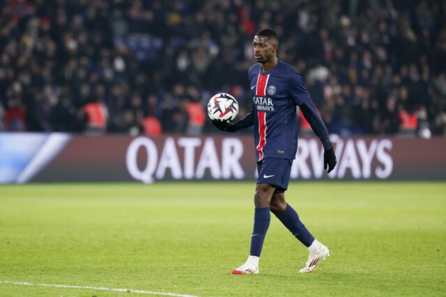 Ousmane Dembélé, ktorá je určená pre skupiny Miss PSG Club Group Group Games

