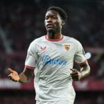 Arsenalov záložník Sevilla Lucien Agouge, 23, hlásil, že sa pohybuje 23.
