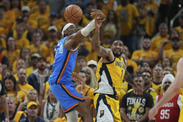 Thunder Pacers NBA Final Shai Gilgeous-Alexander Obi Toppin