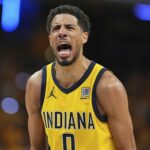 Tyrese Haliburton pomohla Indiana Pacers v stredu vo finále NBA 2-1