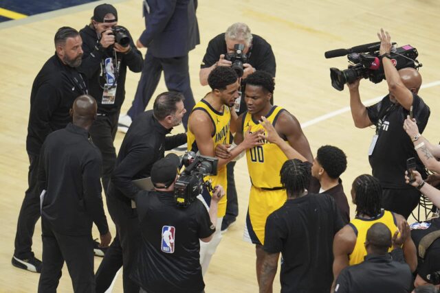 Bennedict Mathurin získal 27 bodov na lavičke, Tyrese Haliburton pridal 22 a Indiana Pacers znovu získal vedenie vo finále NBA tým, že v stredu v noci absolvoval mesto Thunder Oklahoma City 11-107.