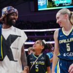 Paige Bueckers predstavuje s Kyrie Irvingovou a podpíše dres po horúčke krídla