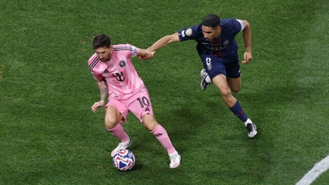 Paris Saint-Germain Cruise okolo Lionel Messi, Inter Miami

