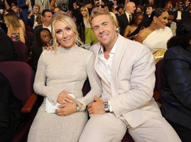 Aleksander Kilde a Mikaela Shiffin na Gala Gold Medal Gala - Zdroj: Getty
