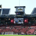East Rutherford, 17. júna, Jersey - 17. júna, Všeobecný pohľad na sedadlách obchodov pred klubmi FIFA 20 a Borussia Dortmund od MetLife Stadium 17. júna 2025 vo East Rutherford v New Jersey. (Foto: Obrázky Davida Ramosa / Getty)