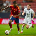 Christian Mosquera oslavuje cieľ pre Valencia