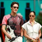 Priateľka Georga Russella Carmen Mundt opäť odfotila s Thibaut Courtoisom z Real Madrid a jeho partnerom. Obrázok: @CarmenMundt cez Instagram